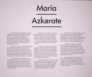 María Azkarate y Lo admirable de Gipuzkoa en Tabakalera