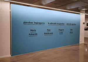 María Azkarate y Lo admirable de Gipuzkoa en Tabakalera